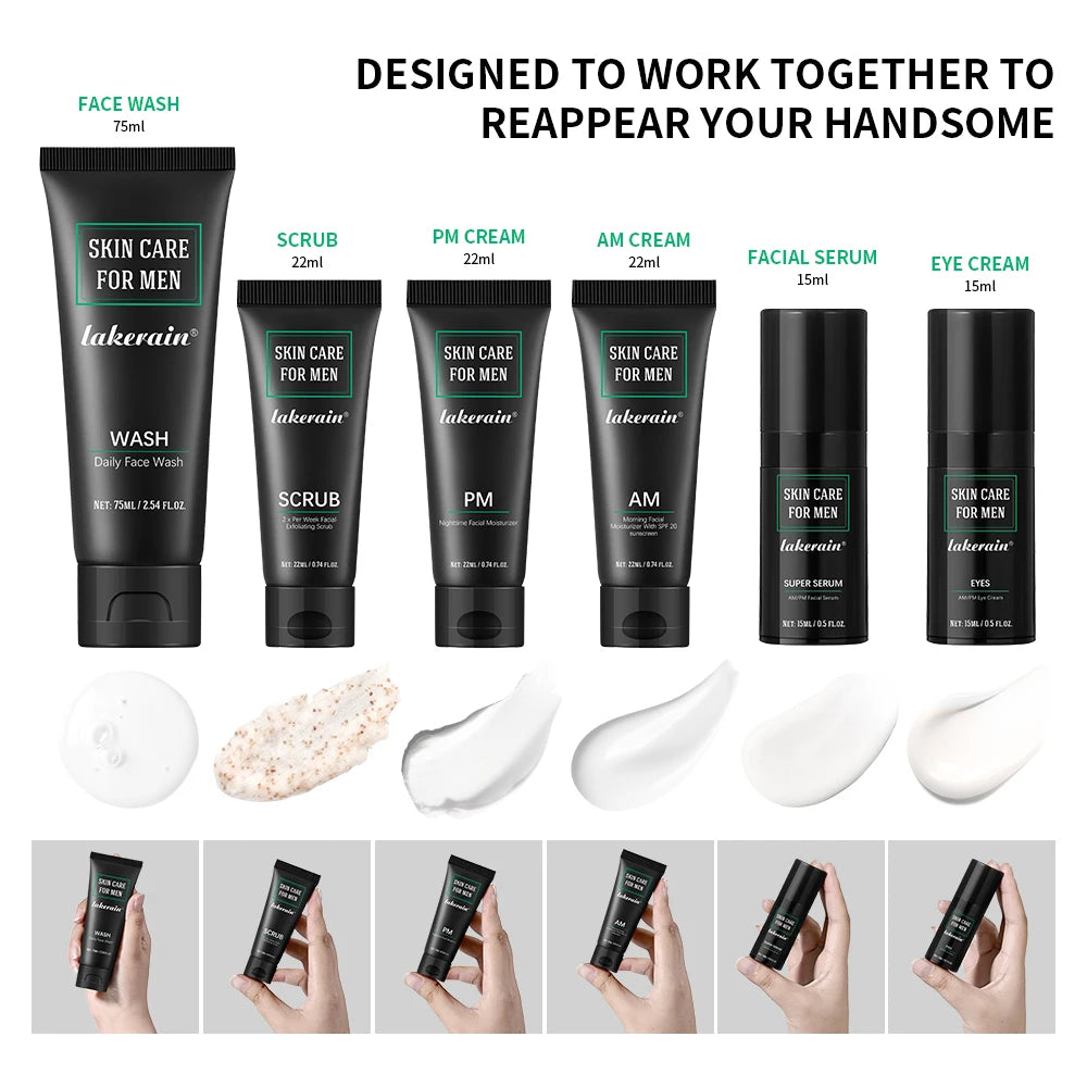 Kit de soins de la peau pour hommes