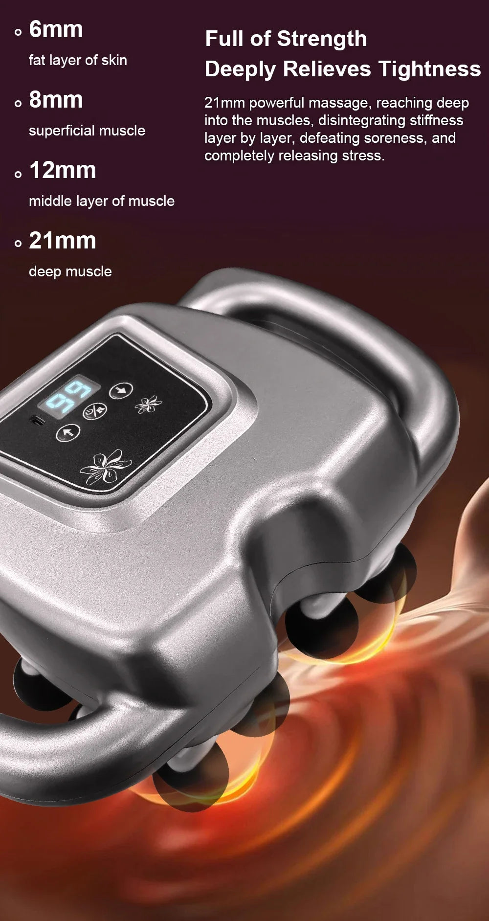 Pistolet de Massage musculaire Fascia, haute fréquence, Machine de Massage du dos, du corps, de la taille, électrique professionnel, pour les épaules et les jambes