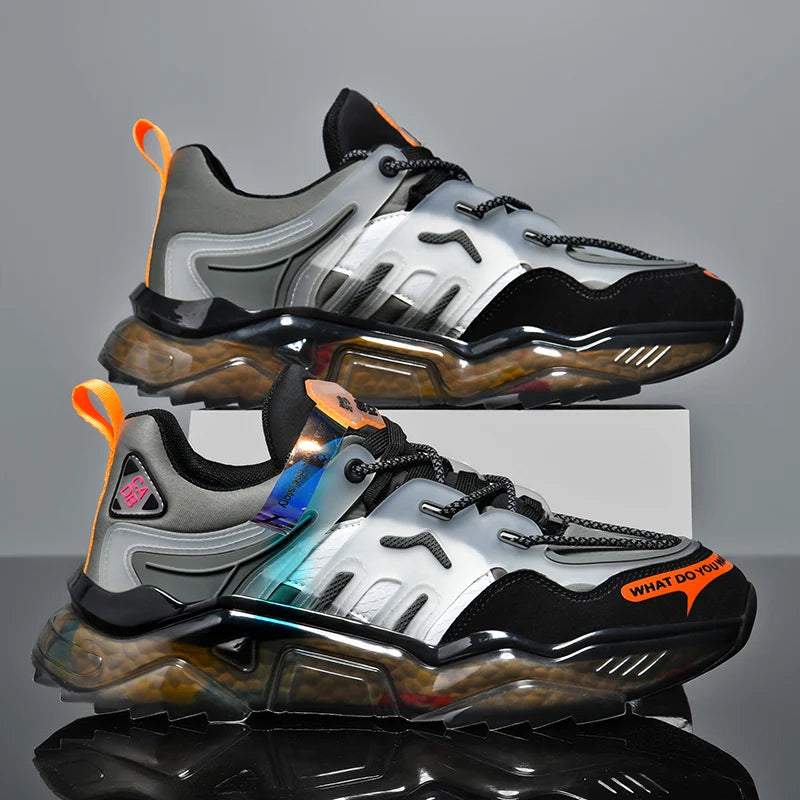 Baskets de luxe pour hommes, chaussures de course respirantes