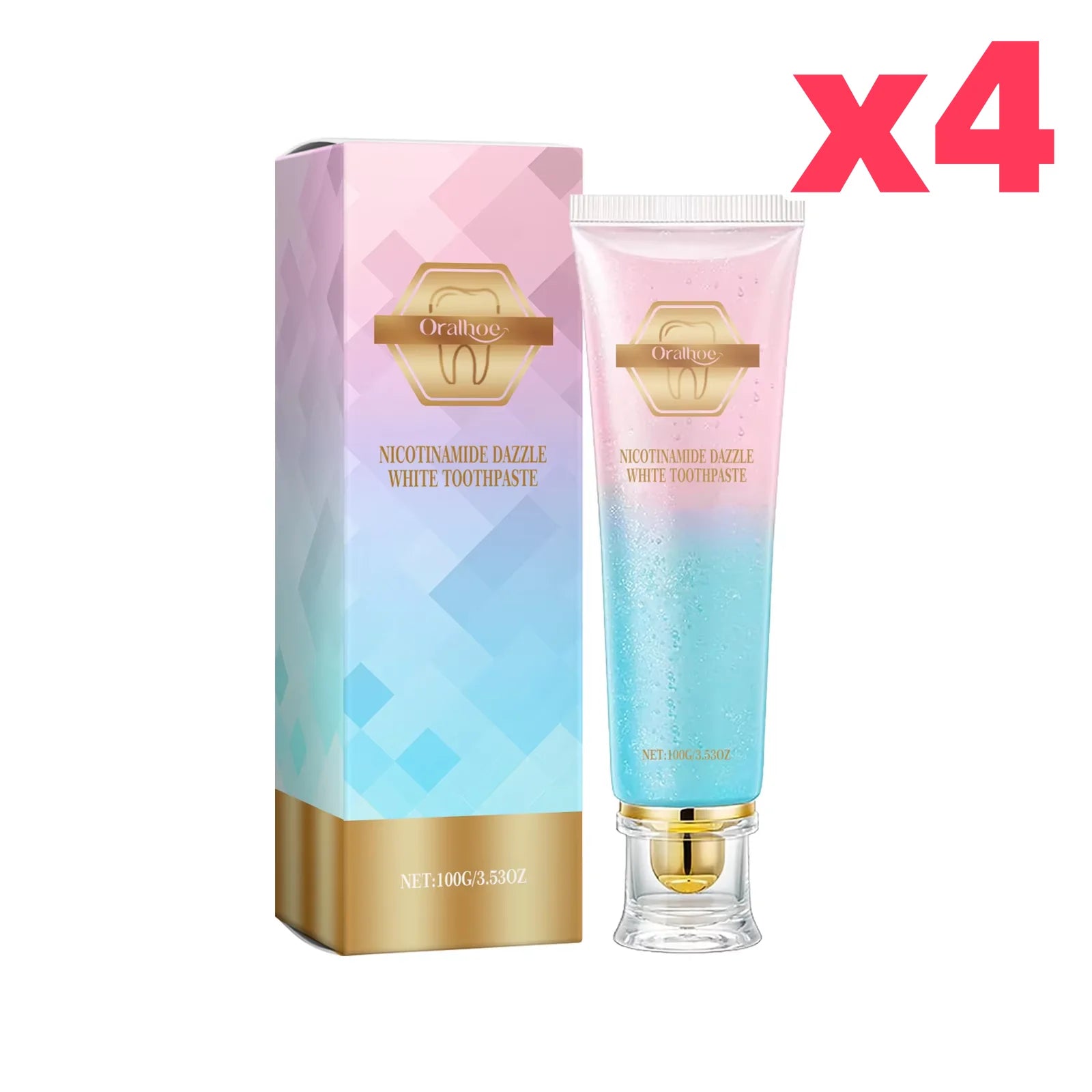 Dentifrice blanchissant Niacinamide, élimine les taches dentaires, prévient la mauvaise haleine, nettoyage buccal, rafraîchissant, réduit la Plaque dentaire