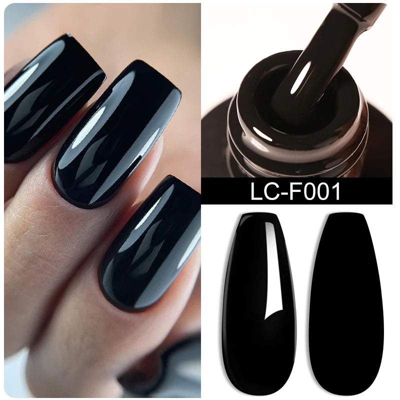 LILYCUTE 5ml blanc noir Liner Gel vernis à ongles coloré français peinture rayure Semi Permanent dessin Nail Art UV Gel vernis