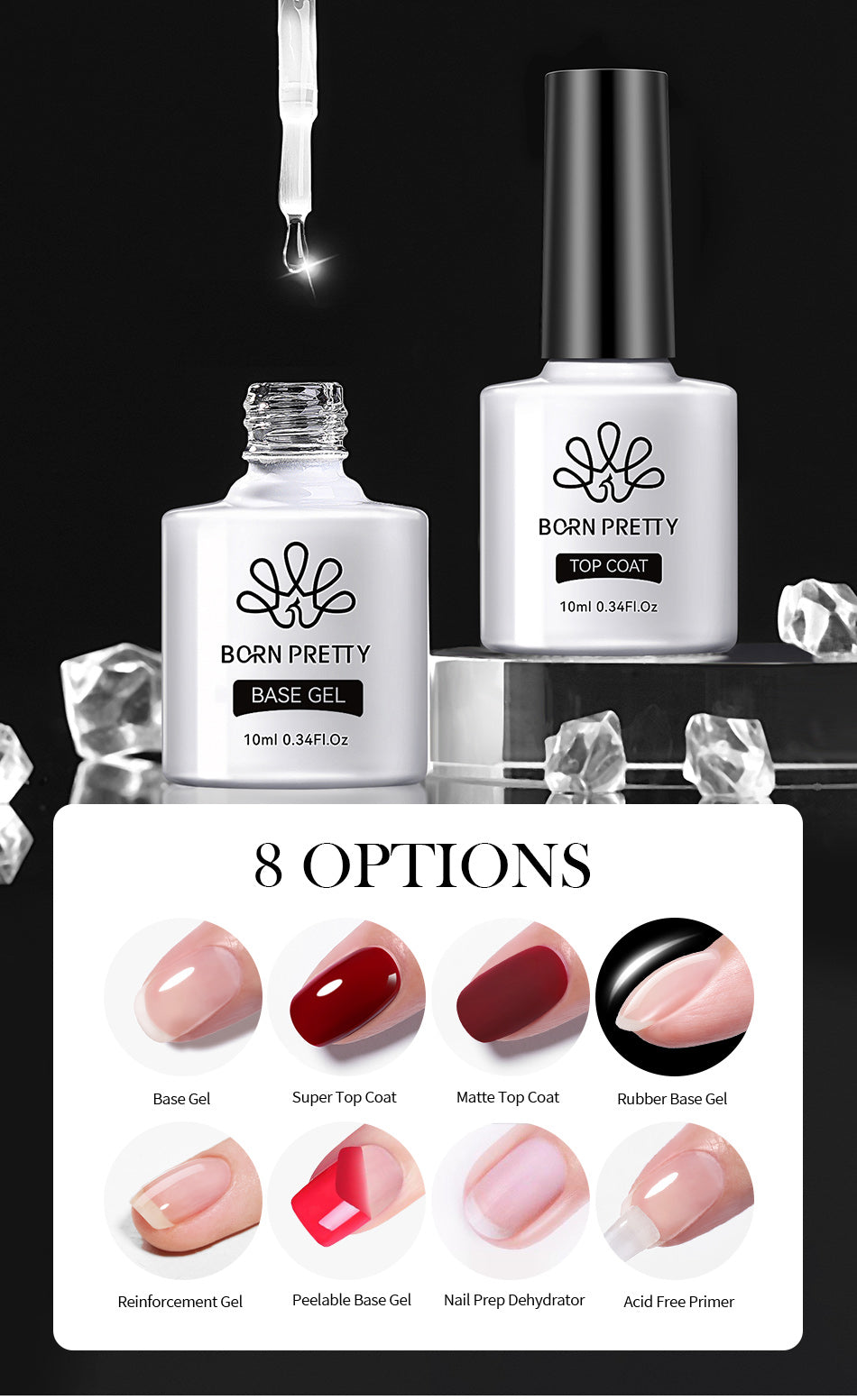 BORN PRETTY 10ML Gel de Base Super