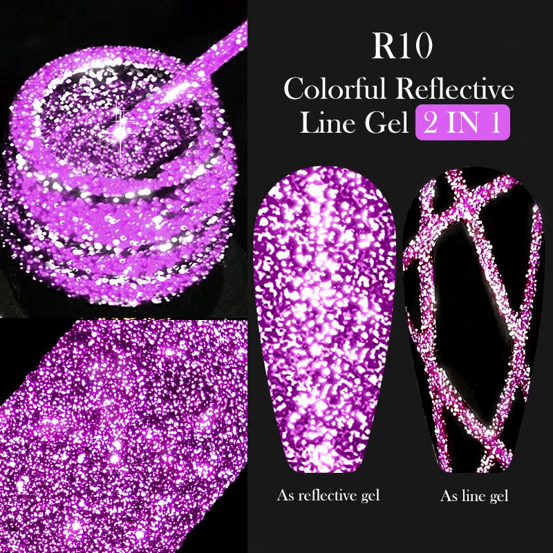 LILYCUTE 5ml blanc noir Liner Gel vernis à ongles coloré français peinture rayure Semi Permanent dessin Nail Art UV Gel vernis