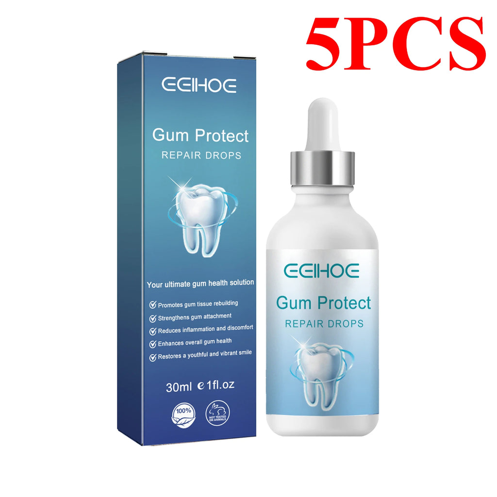 Sérum de réparation rapide des gencives, soulage efficacement l'allergie dentaire, carie dentaire, nettoyage des dents, dentifrice, soulage les gouttes de dommages dentaires