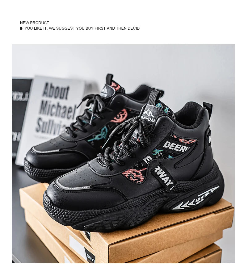 Chaussures montantes décontractées pour hommes