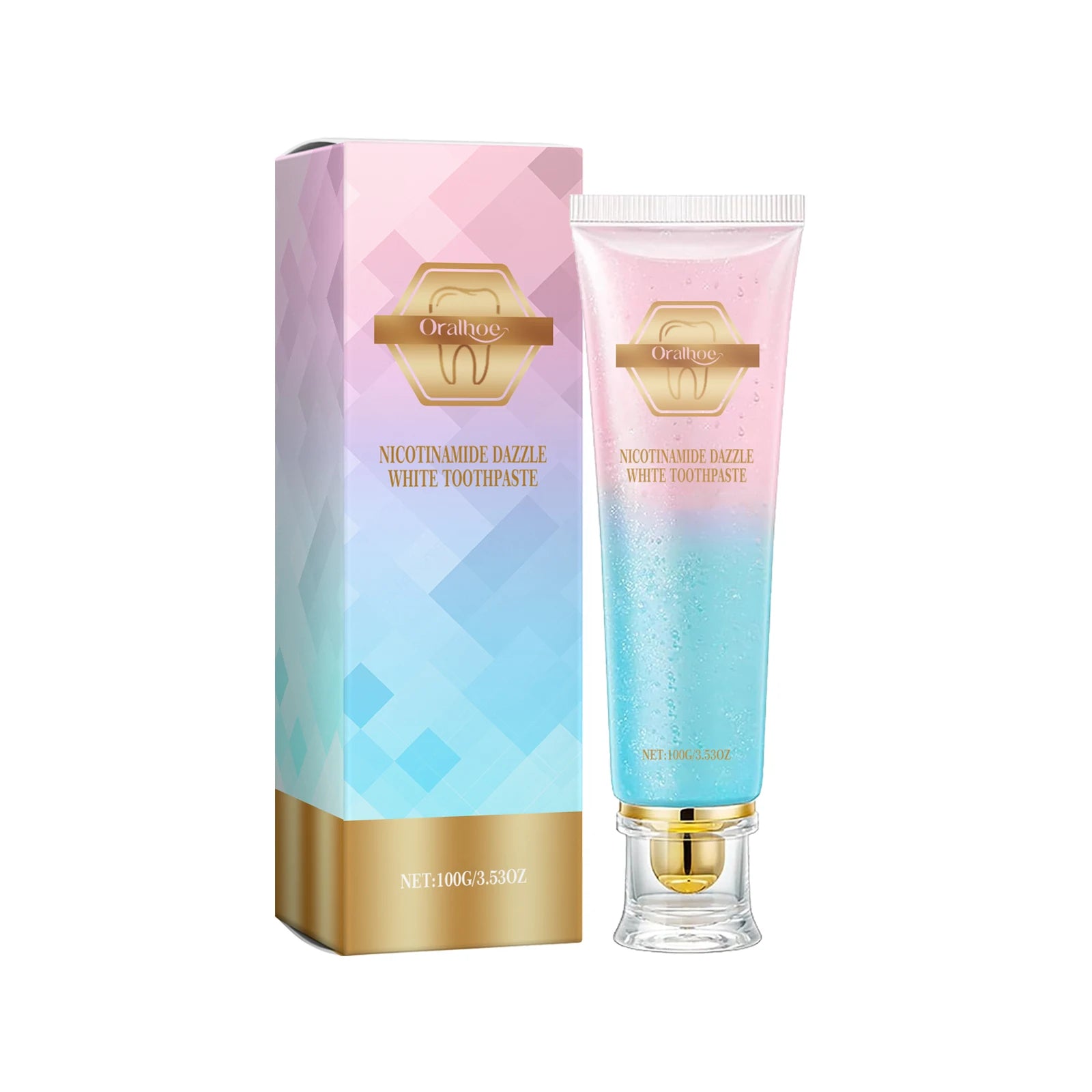 Dentifrice blanchissant Niacinamide, élimine les taches dentaires, prévient la mauvaise haleine, nettoyage buccal, rafraîchissant, réduit la Plaque dentaire