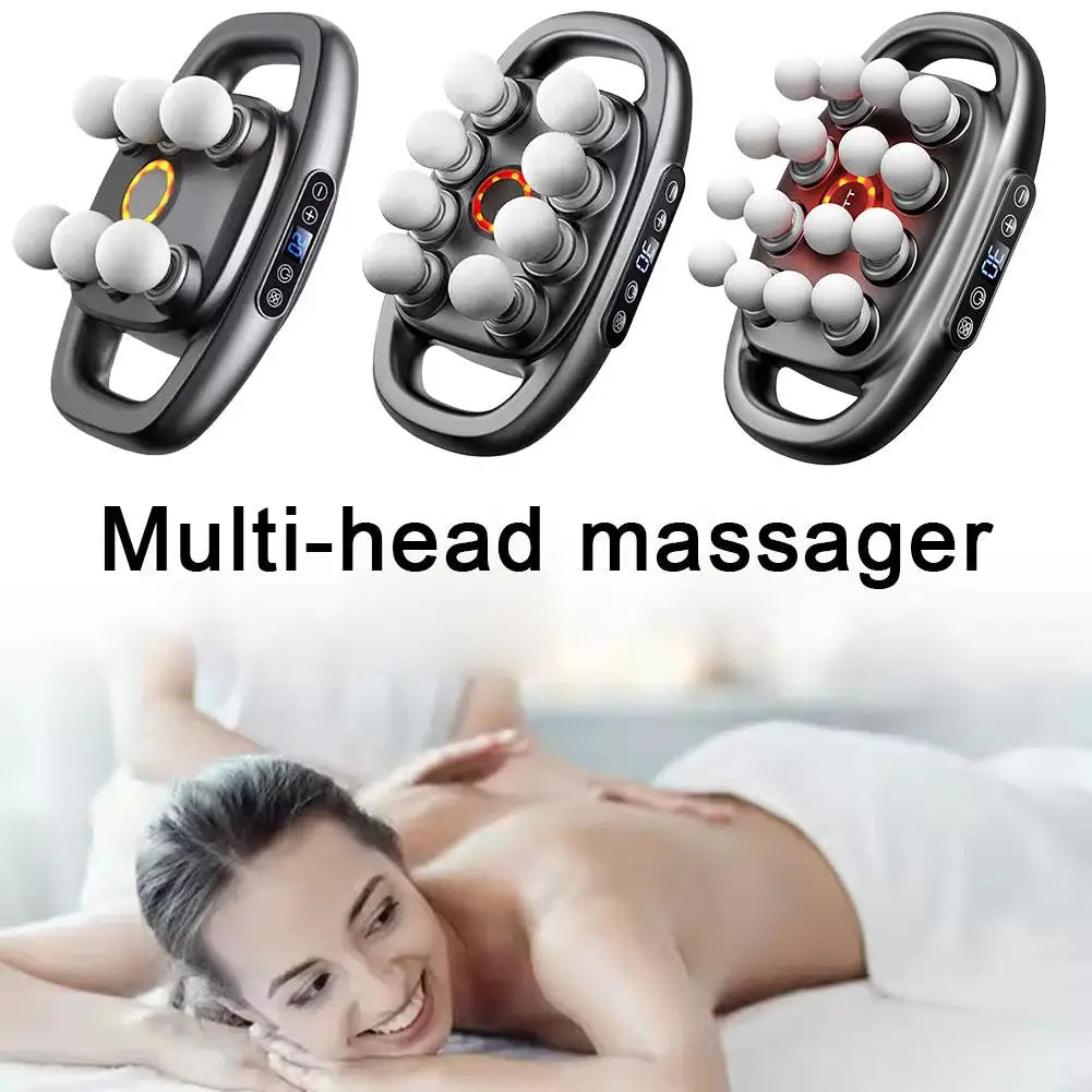 16 têtes de Massage pistolet de Massage des tissus profonds muscles Vibration professionnelle 2024