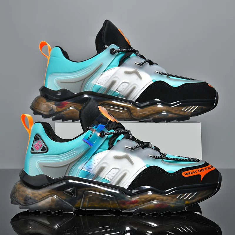 Baskets de luxe pour hommes, chaussures de course respirantes