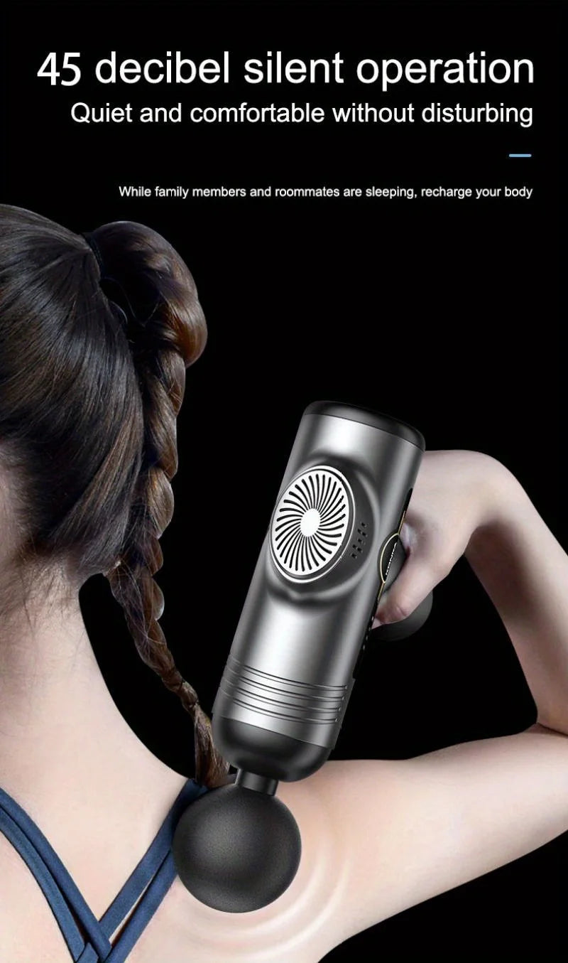 Pistolet de Massage Portable à vibrations pour Fascia, pour le corps, le cou, le dos,