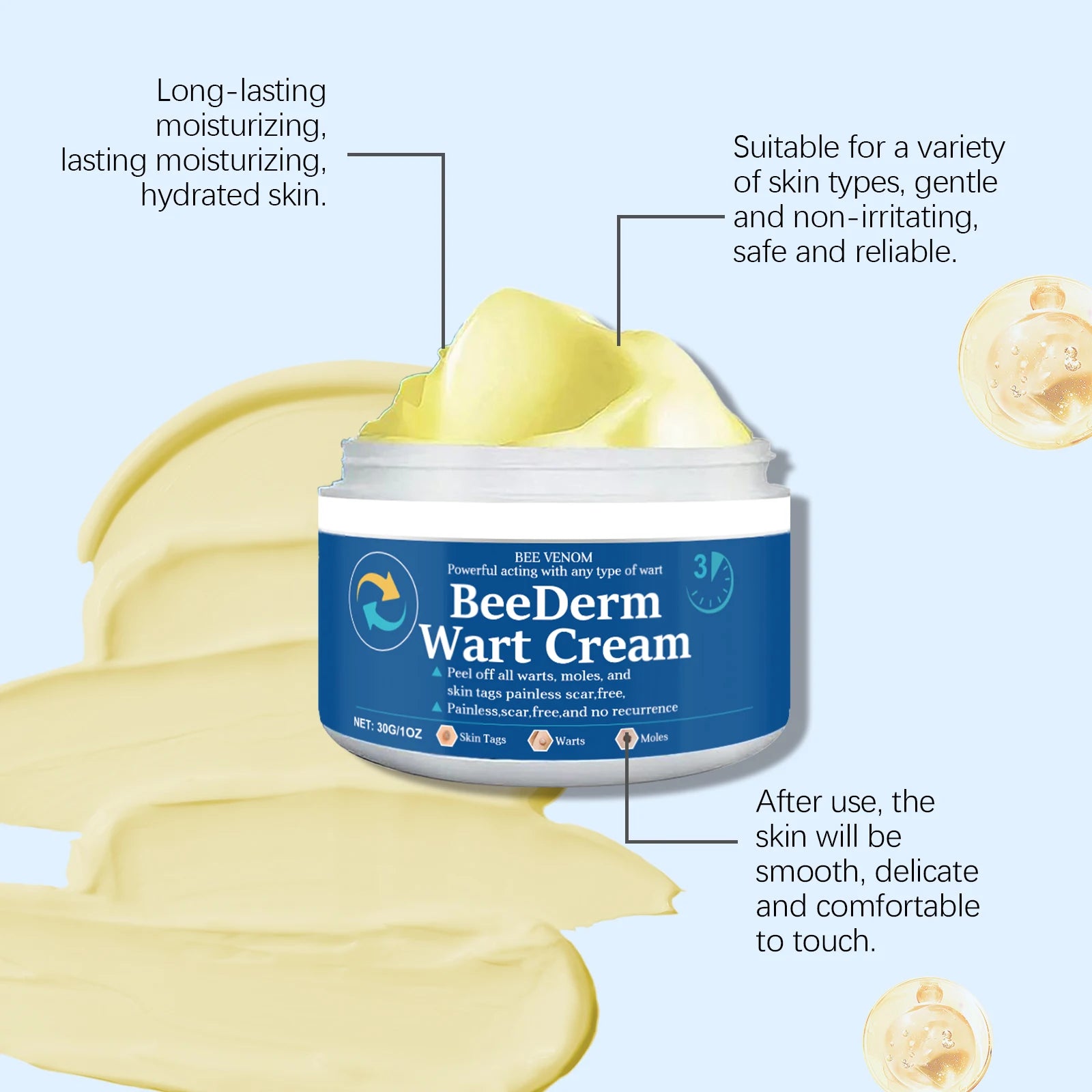 Crème de soin confort de la peau