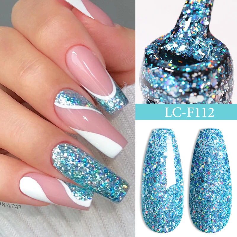 LILYCUTE 5ml blanc noir Liner Gel vernis à ongles coloré français peinture rayure Semi Permanent dessin Nail Art UV Gel vernis