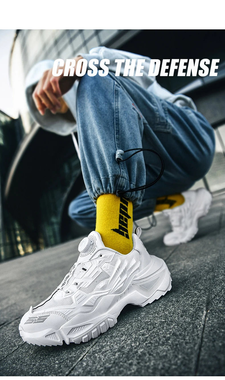 Baskets de luxe pour hommes, chaussures de course respirantes