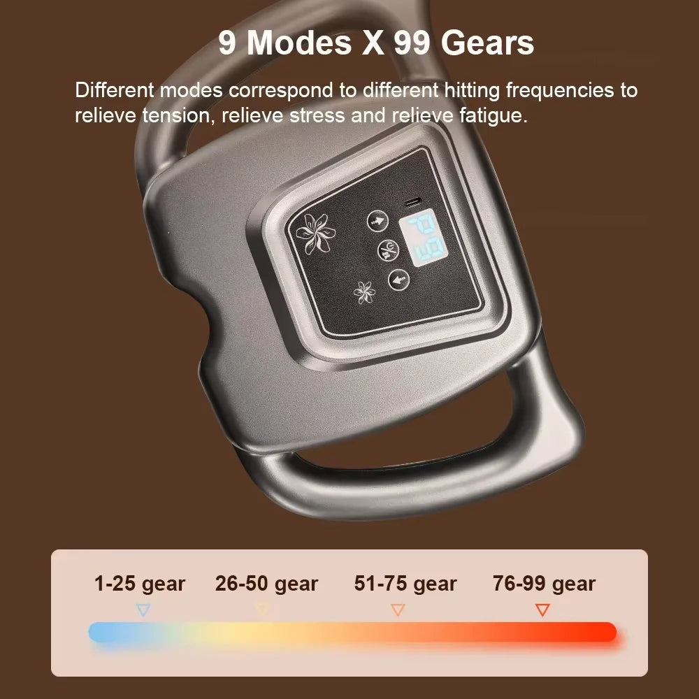 Pistolet de Massage musculaire Fascia, haute fréquence, Machine de Massage du dos, du corps, de la taille, électrique professionnel, pour les épaules et les jambes