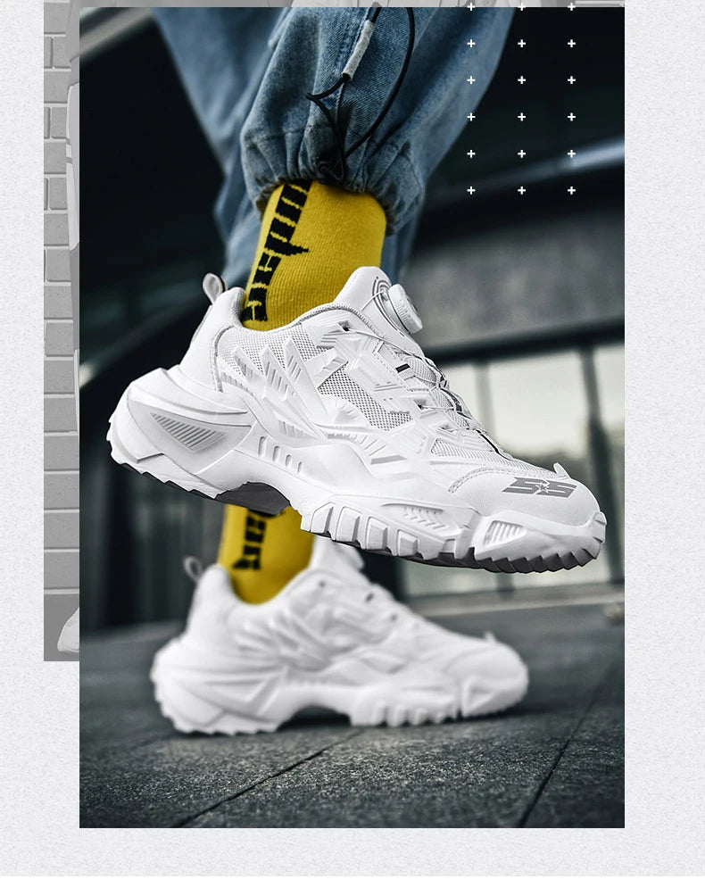 Baskets de luxe pour hommes, chaussures de course respirantes