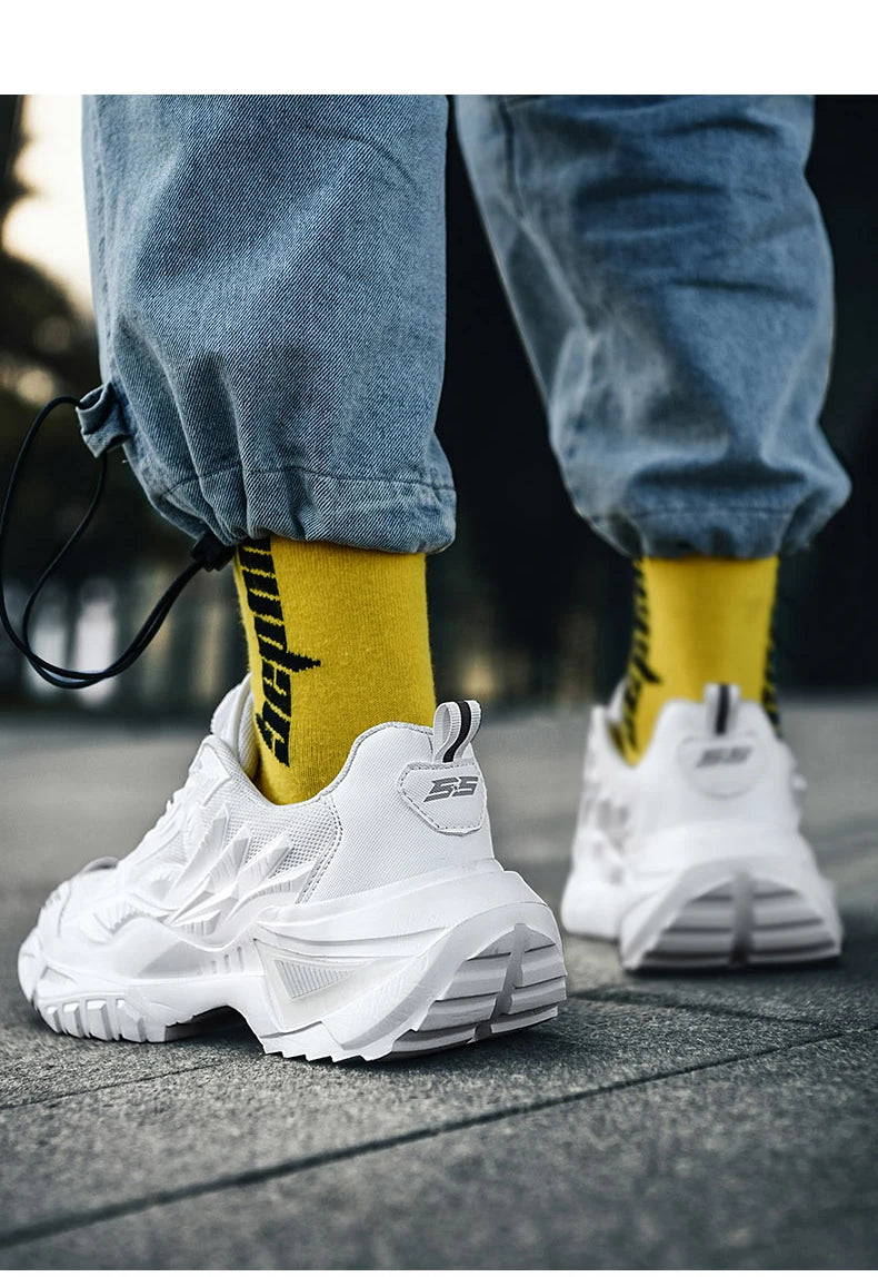 Baskets de luxe pour hommes, chaussures de course respirantes