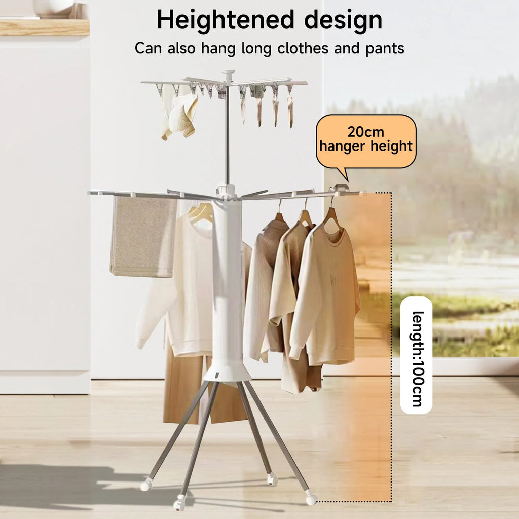 Sèche-linge pliable sur pied Pieuvre T1