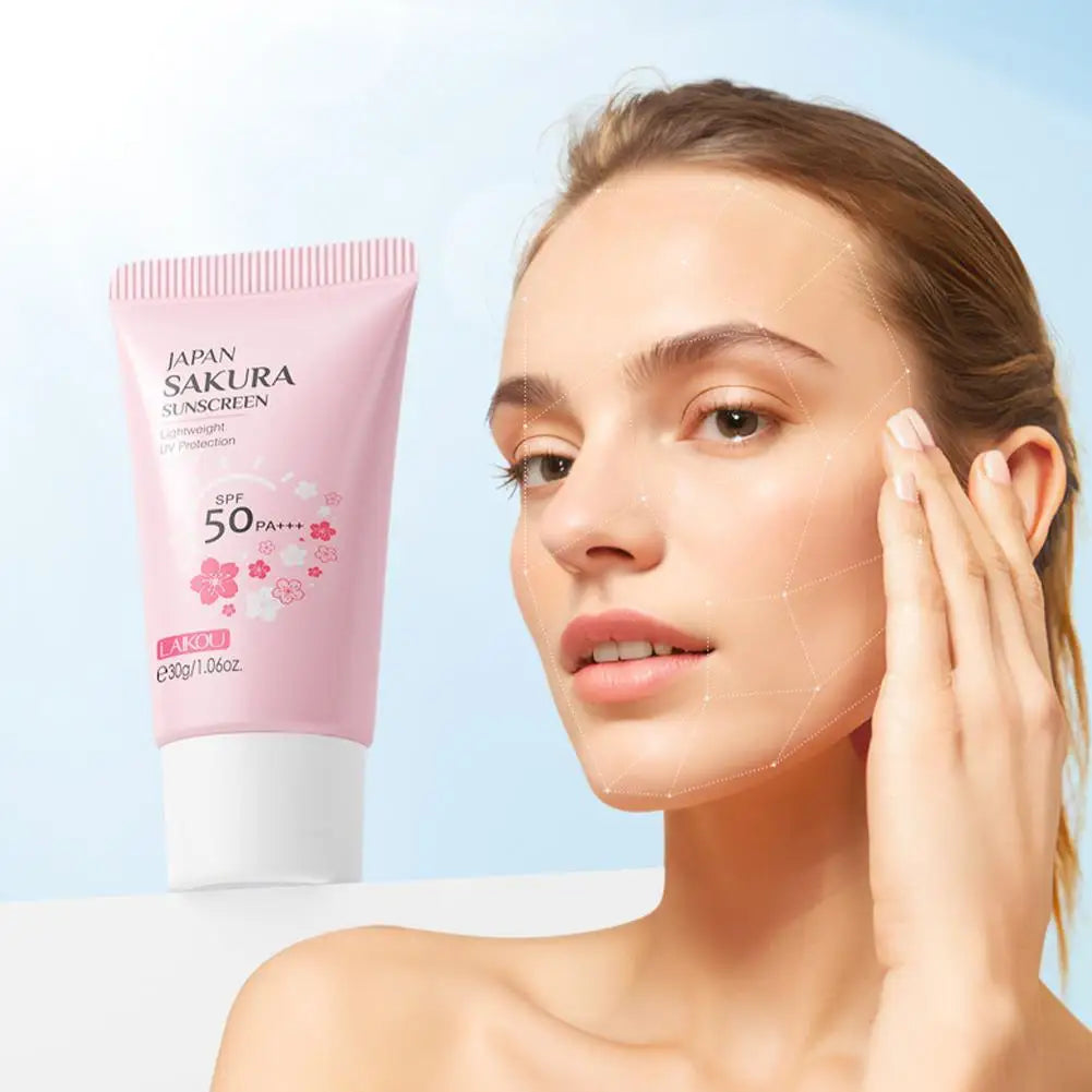 Crème solaire pour le visage et le corps Spf50, Anti-soleil UV, protection solaire pour la peau