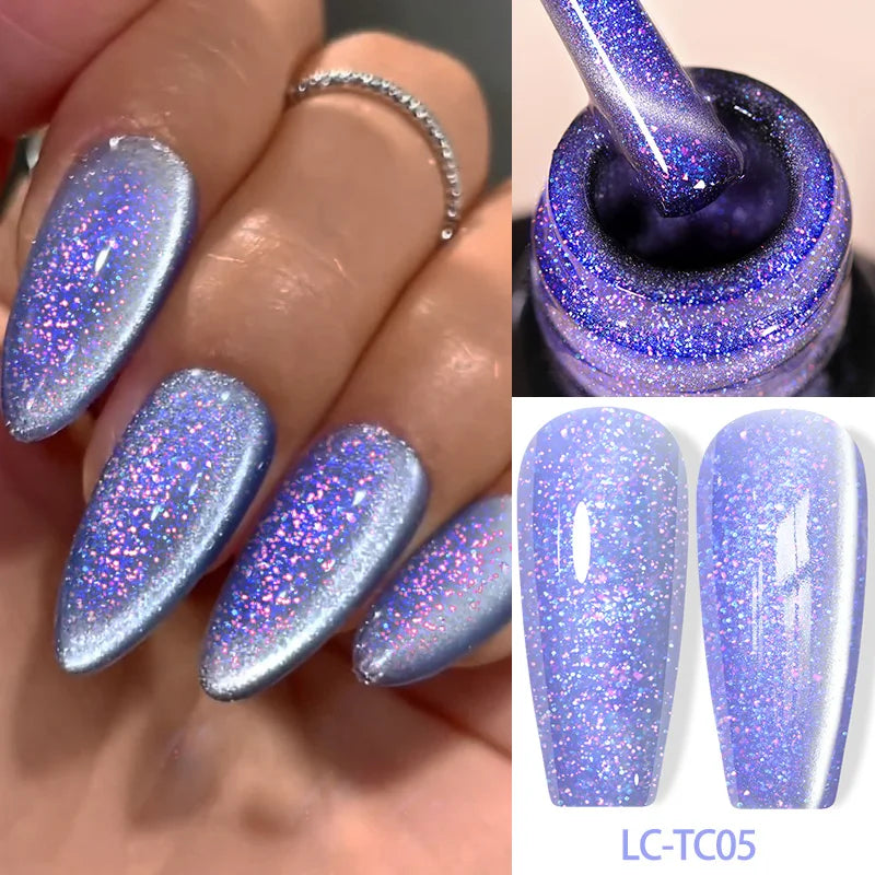 LILYCUTE 7ml 9D chat magnétique Gel vernis à ongles aimant irisé Semi Permanent tremper UV LED manucure pour Nail Art Gel vernis