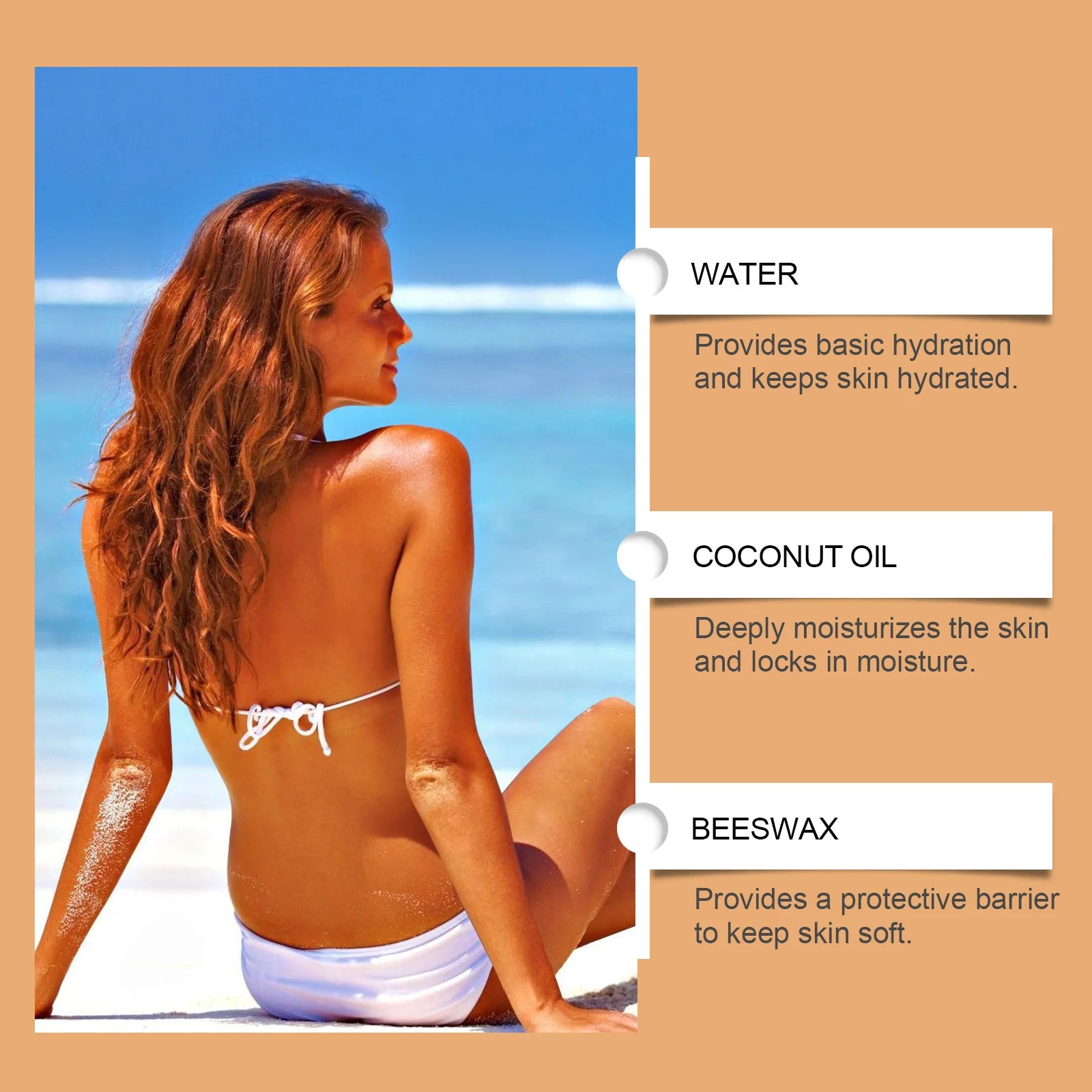 Crème autobronzante pour la peau, sans soleil, pour le visage et le corps, bronzant à lueur naturelle, facile à utiliser, Gel hydratant bronzant pour l'été