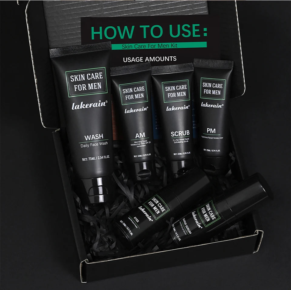 Kit de soins de la peau pour hommes