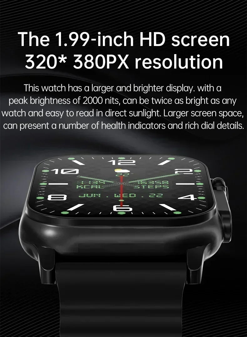Nouvelle montre intelligente 9 Ultra Gen 2 montre Ultra IWO montre Ultra NFC Smartwatch série 9 appel Bluetooth 2.2 pouces montre de Fitness sans fil