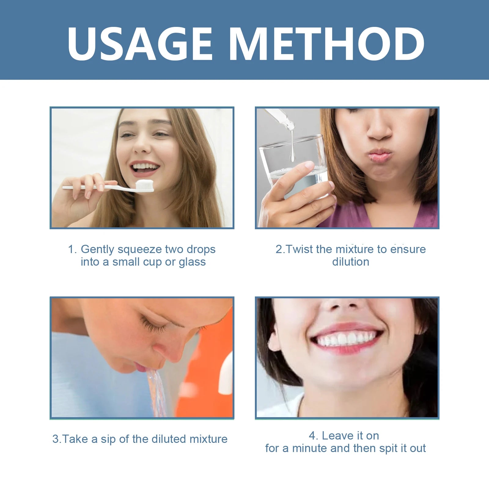 Sérum de réparation rapide des gencives, soulage efficacement l'allergie dentaire, carie dentaire, nettoyage des dents, dentifrice, soulage les gouttes de dommages dentaires