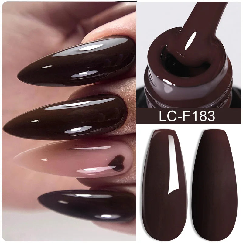 LILYCUTE 5ml blanc noir Liner Gel vernis à ongles coloré français peinture rayure Semi Permanent dessin Nail Art UV Gel vernis