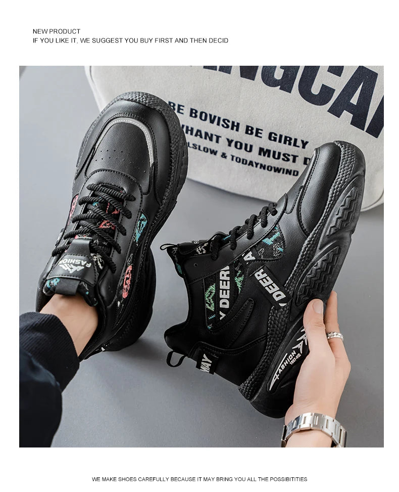 Chaussures montantes décontractées pour hommes