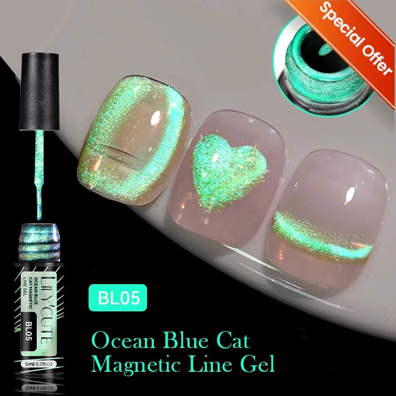 LILYCUTE 5ml blanc noir Liner Gel vernis à ongles coloré français peinture rayure Semi Permanent dessin Nail Art UV Gel vernis